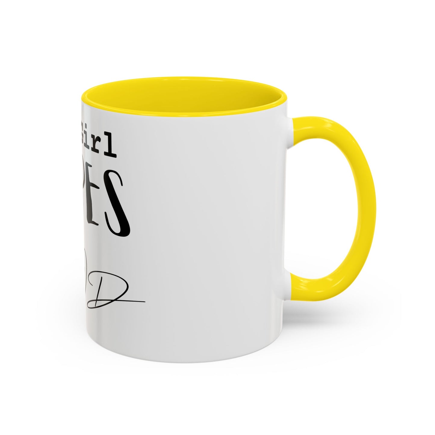 Inspirational Accent Coffee Mug - 'This Girl Hopes in God'