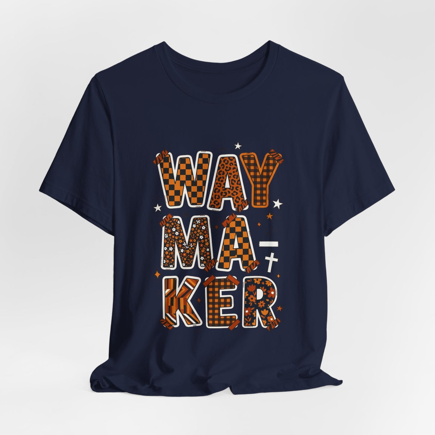 Waymaker Tee | Christian faith shirt, playful mixed-font scripture style
