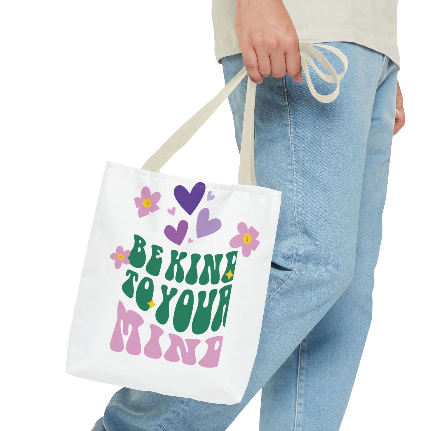 Be Kind To Your Mind Tote Bag, Mental Health Tote Bag, Motivational Gifts, Inspirational Tote Bag, Awareness Tote Bag