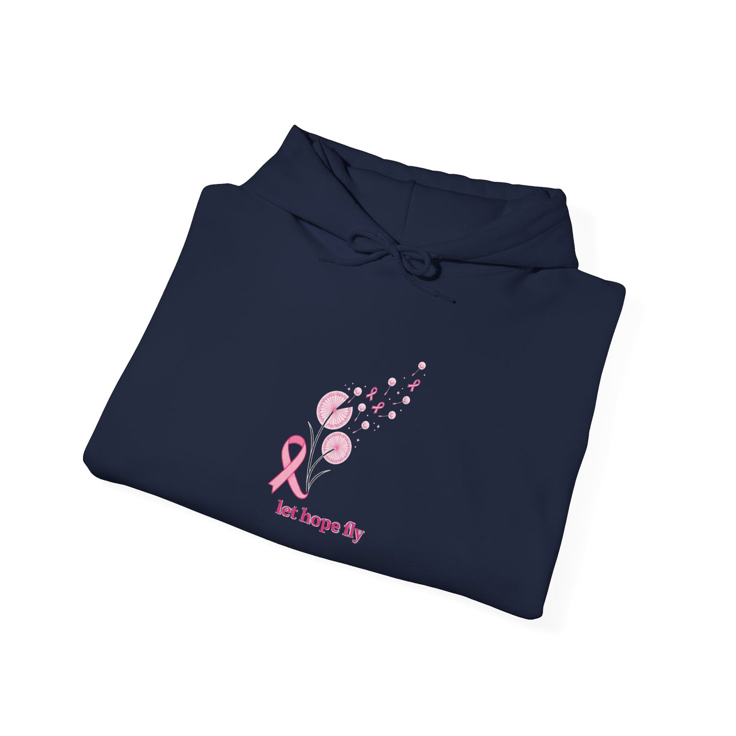 Let Hope Fly pink ribbon hoodie | Breast Cancer Awareness, Support