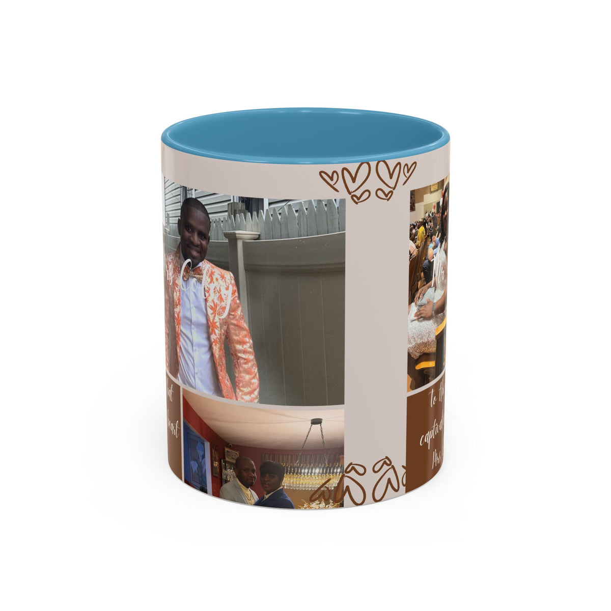 Personalized Photo Collage Coffee Mug – “To the One That Captures My Heart”