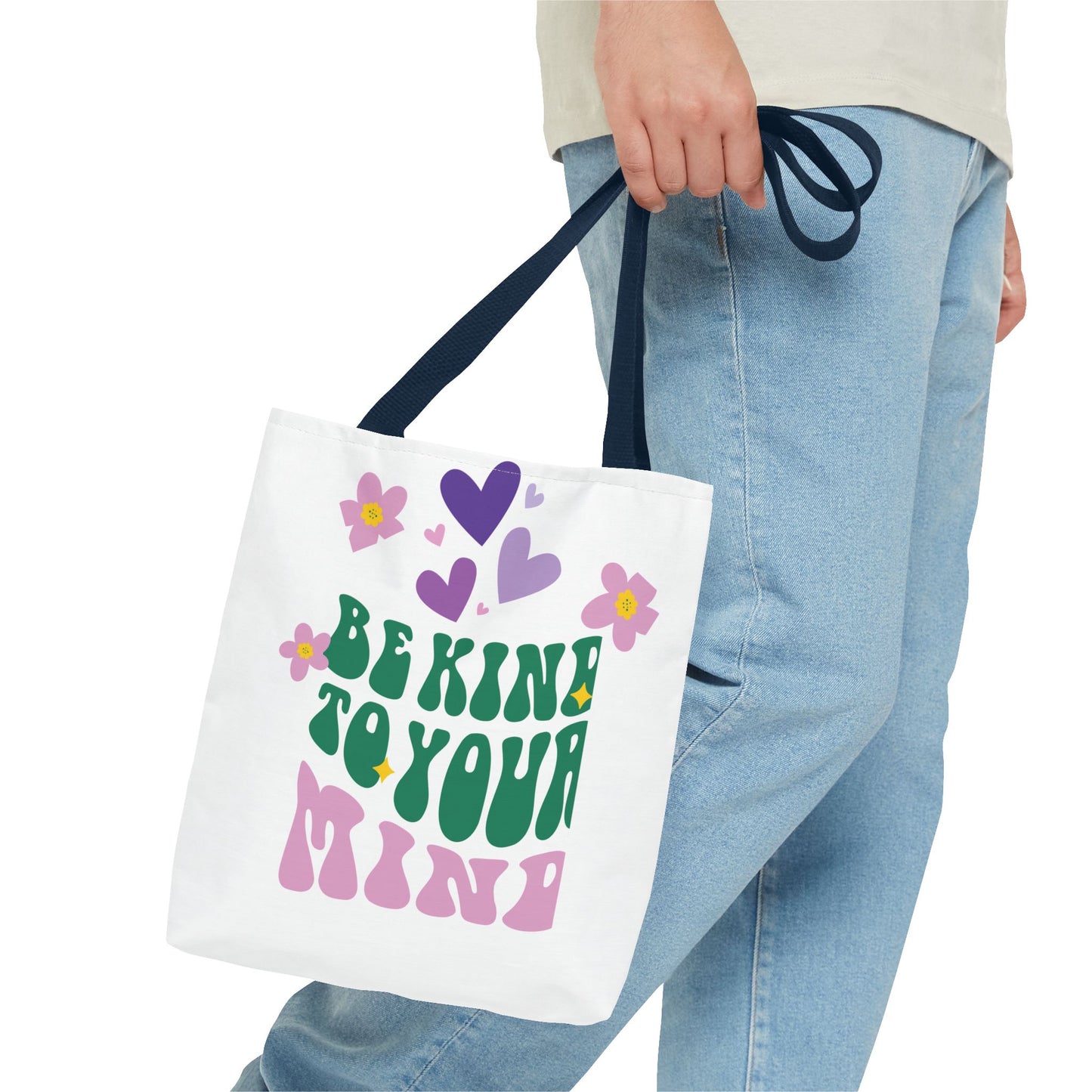 Be Kind To Your Mind Tote Bag, Mental Health Tote Bag, Motivational Gifts, Inspirational Tote Bag, Awareness Tote Bag