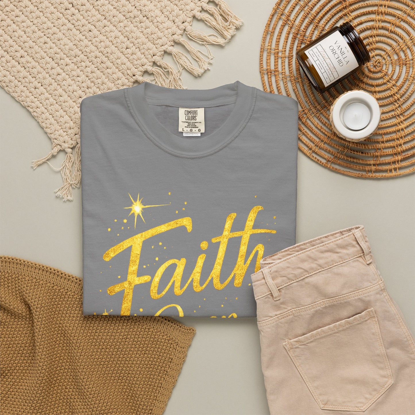 Faith Over Fear T-Shirt — Inspirational Christian Tee