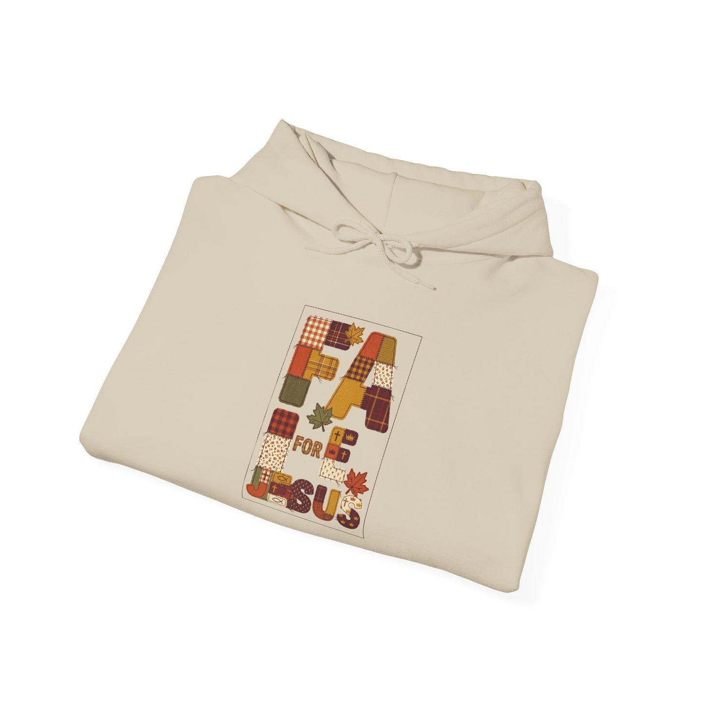 Faith For Jesus Hoodie | Thanksgiving fall foliage, pumpkin pie motif