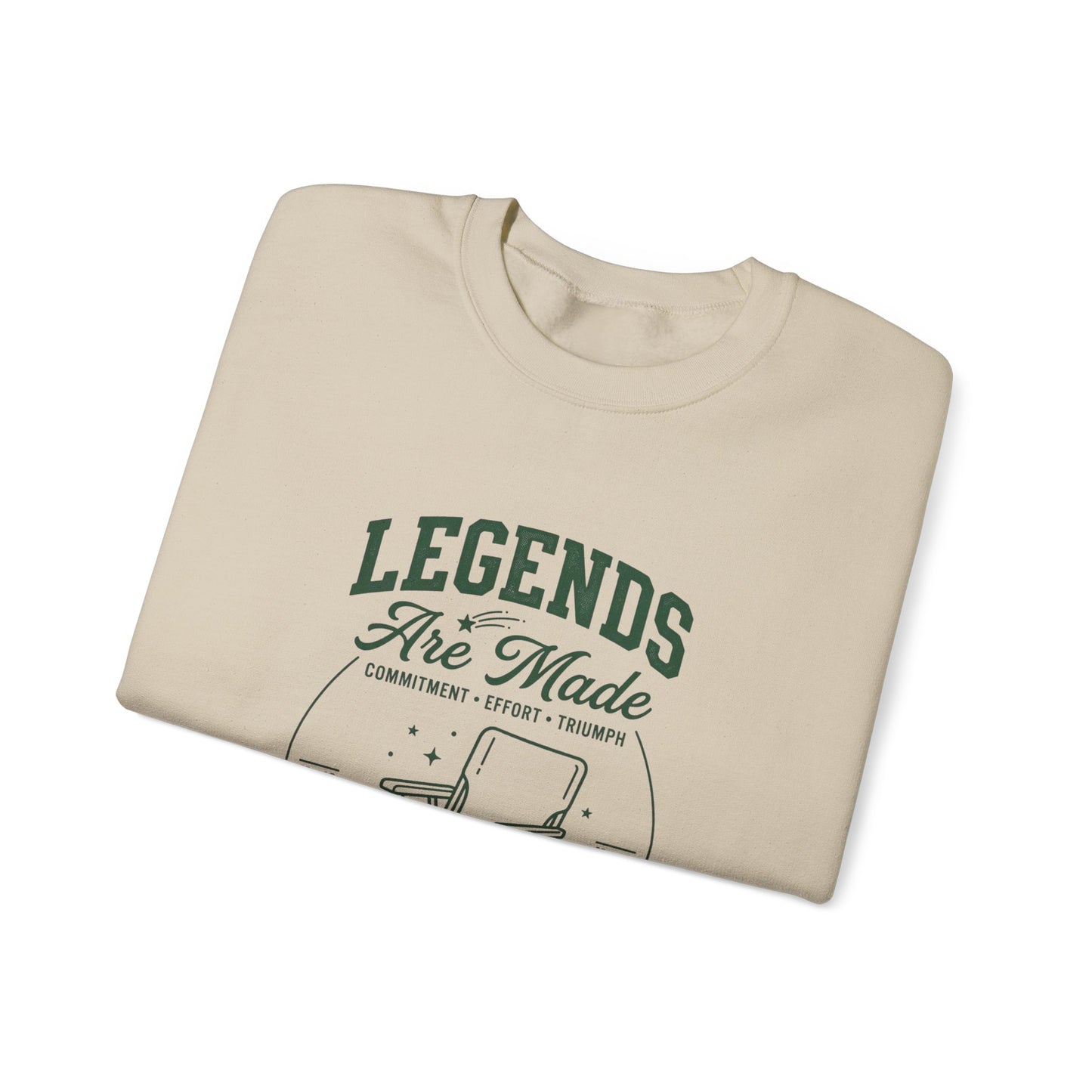 Legends Are Made Crewneck Sweatshirt | Soccer Club, Retro Sports Mom