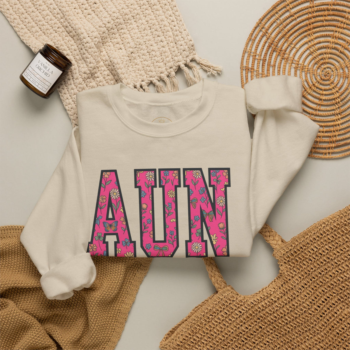 AUNTIE varsity letters sweatshirt | Auntie family pride