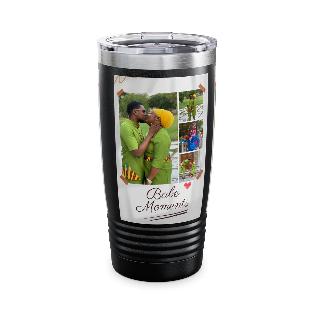 Personalized Family Photo Tumbler - 20oz Insulated Travel Mug