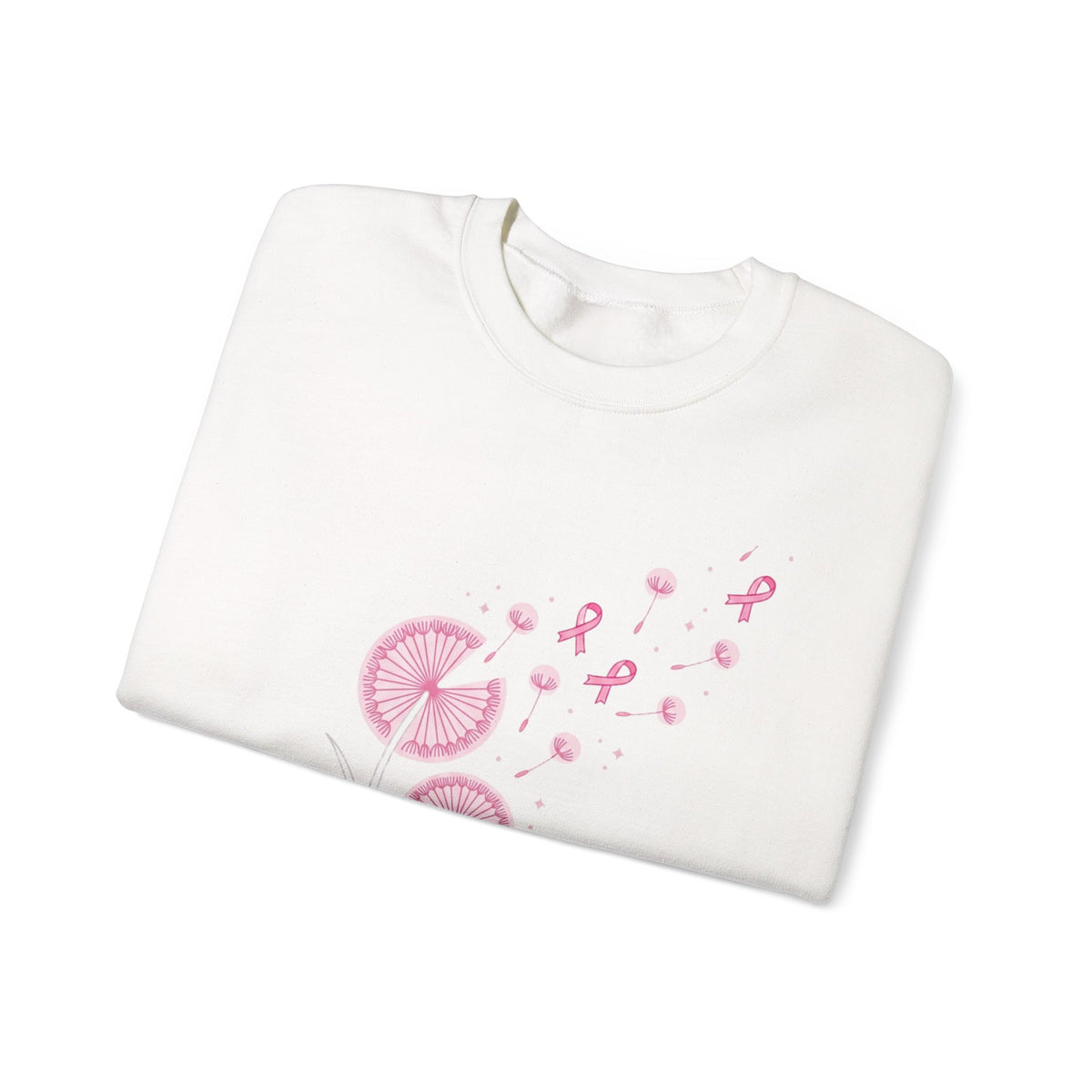 Let Hope Fly pink ribbon Sweatshirt | Breast Cancer Awareness
