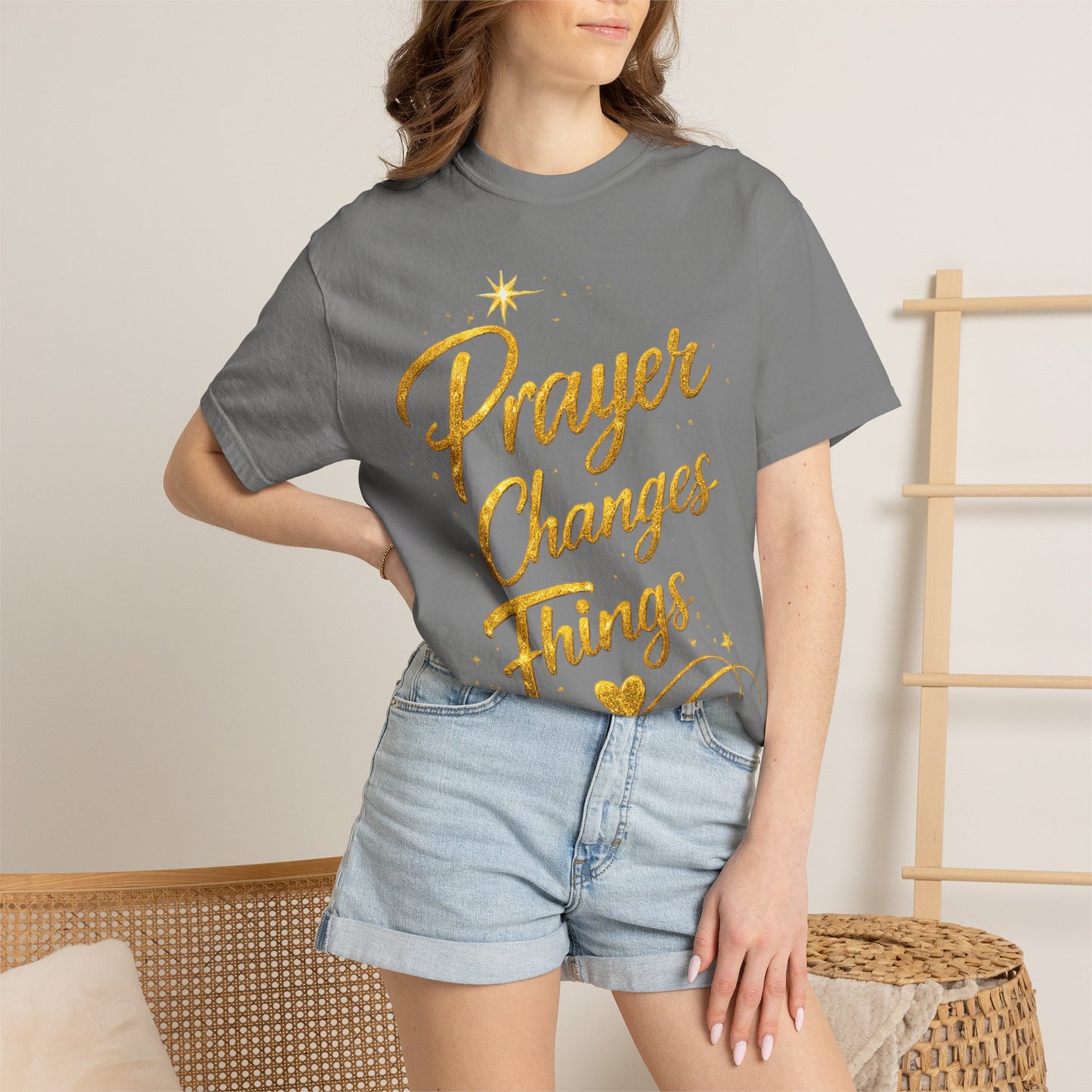 Prayer Changes Things T-Shirt — Inspirational Christian Tee