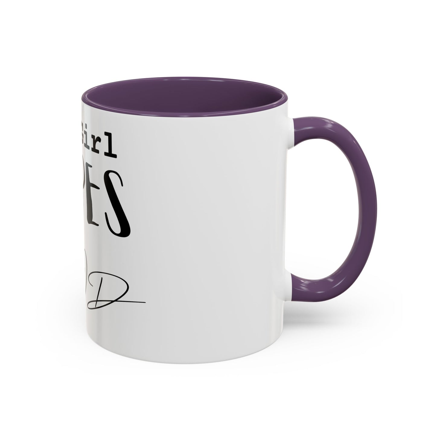 Inspirational Accent Coffee Mug - 'This Girl Hopes in God'