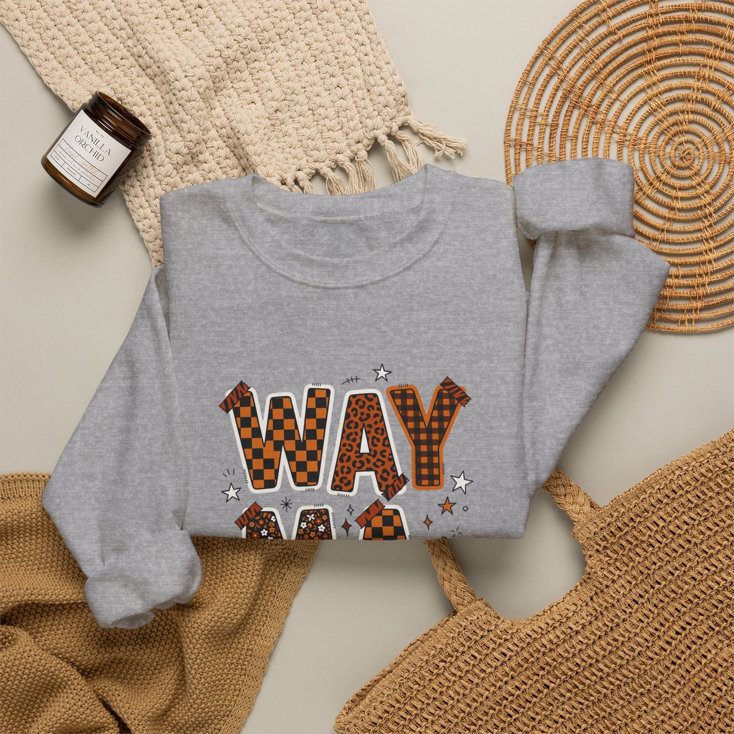 Waymaker Crewneck Sweatshirt | Christian faith sweatshirt, playful mixed-font scripture style