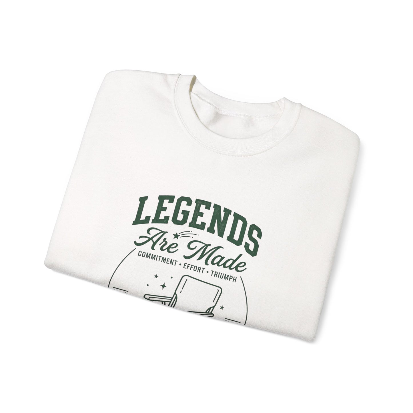 Legends Are Made Crewneck Sweatshirt | Soccer Club, Retro Sports Mom