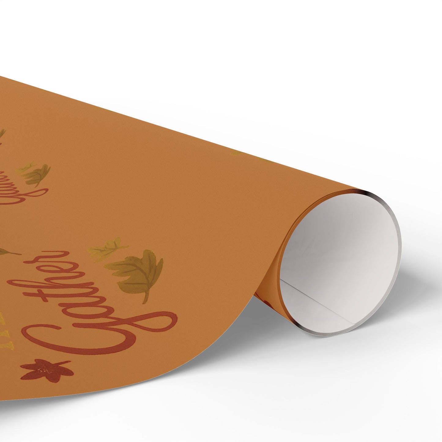 Autumn Gather Wrapping Paper – Grateful Gather Design for Festive Gift Wrapping