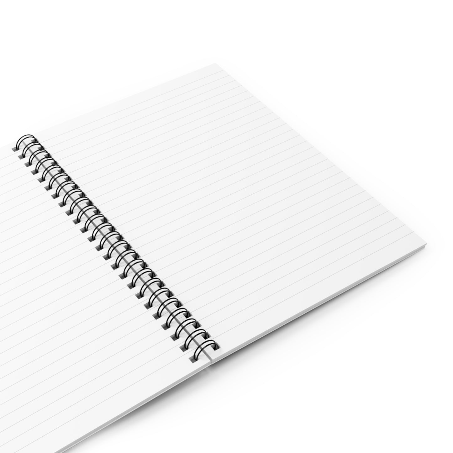 Ruled Line Spiral Notebook - Better Days A Head Design