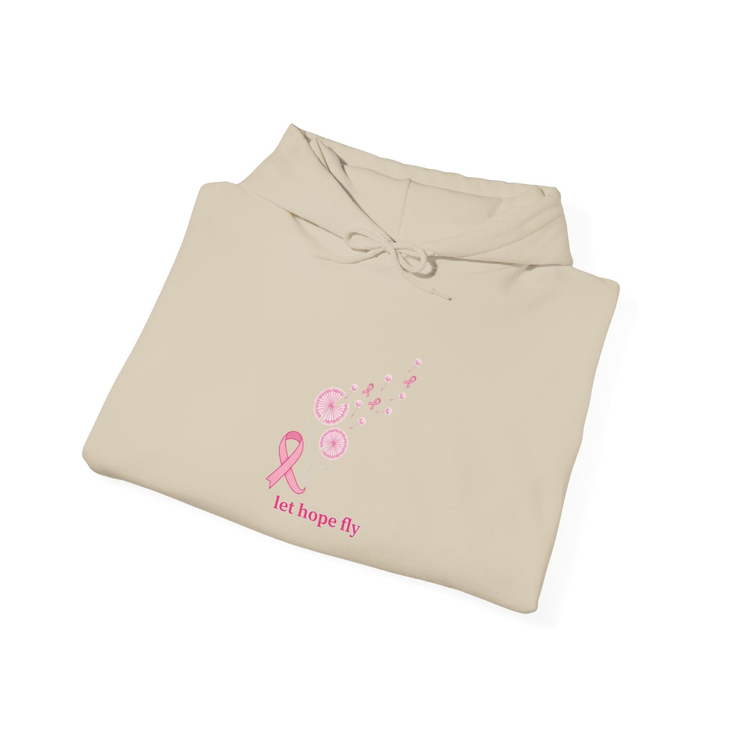 Let Hope Fly pink ribbon hoodie | Breast Cancer Awareness, Support