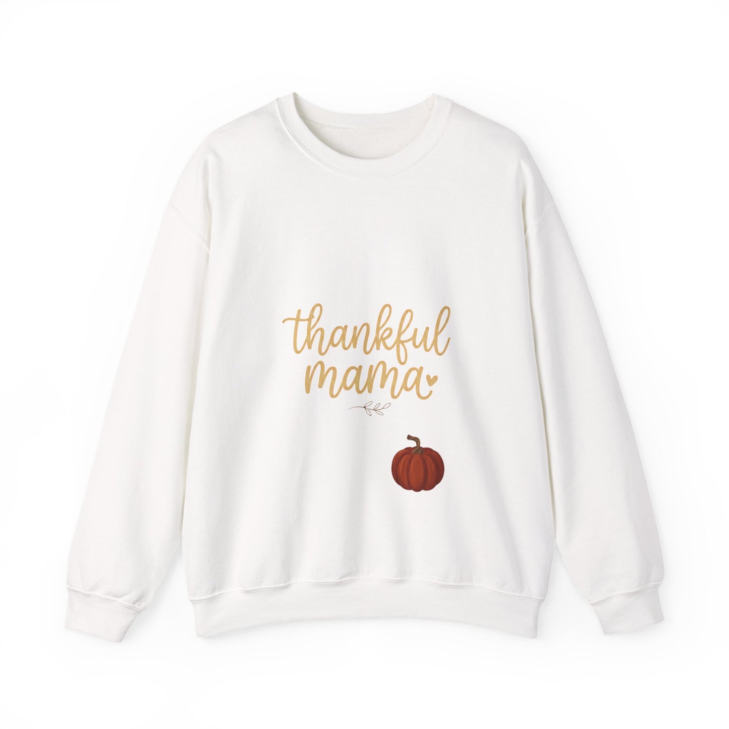 Thankful Mama sweatshirt | Thanksgiving pumpkin, fall foliage casual