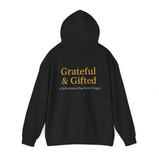 Grateful & Gifted Unisex Hoodie – Cozy Oversized Sweatshirt for All Occasions