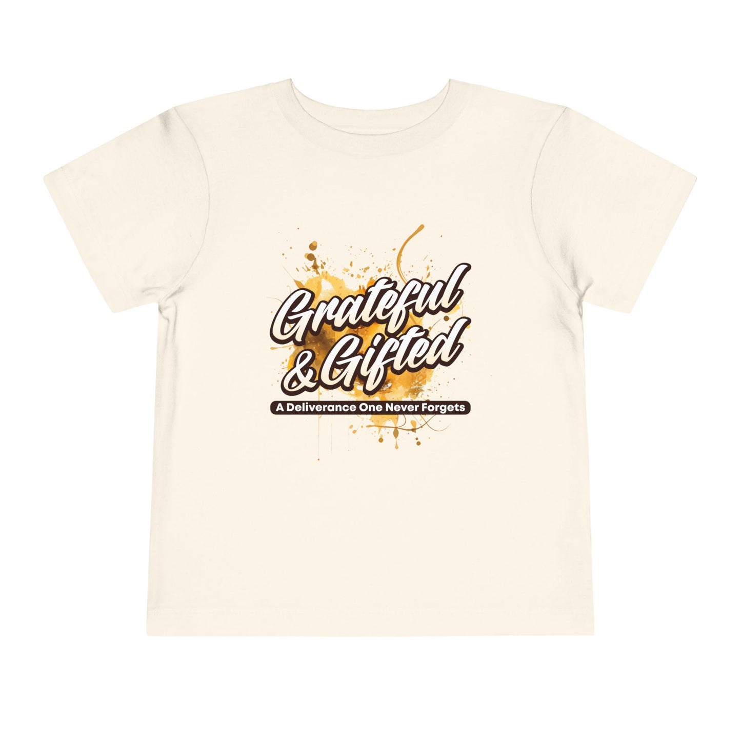 Grateful & Gifted Toddler Tee — Inspirational Kids Shirt
