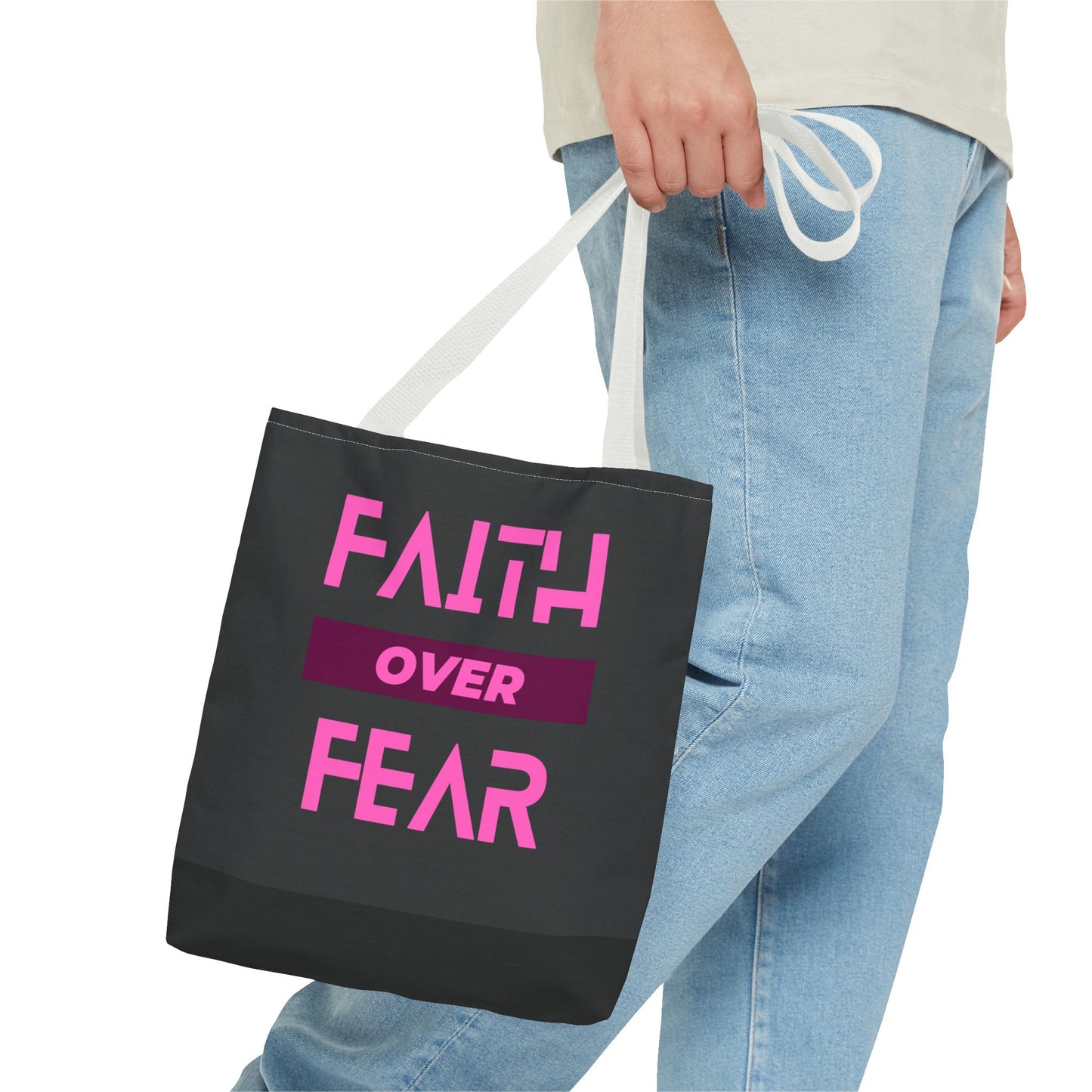 Faith over Fear Tote Bag