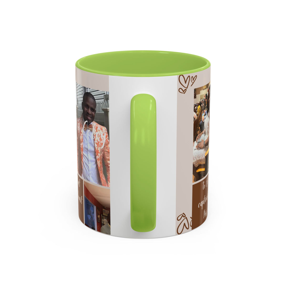 Personalized Photo Collage Coffee Mug – “To the One That Captures My Heart”