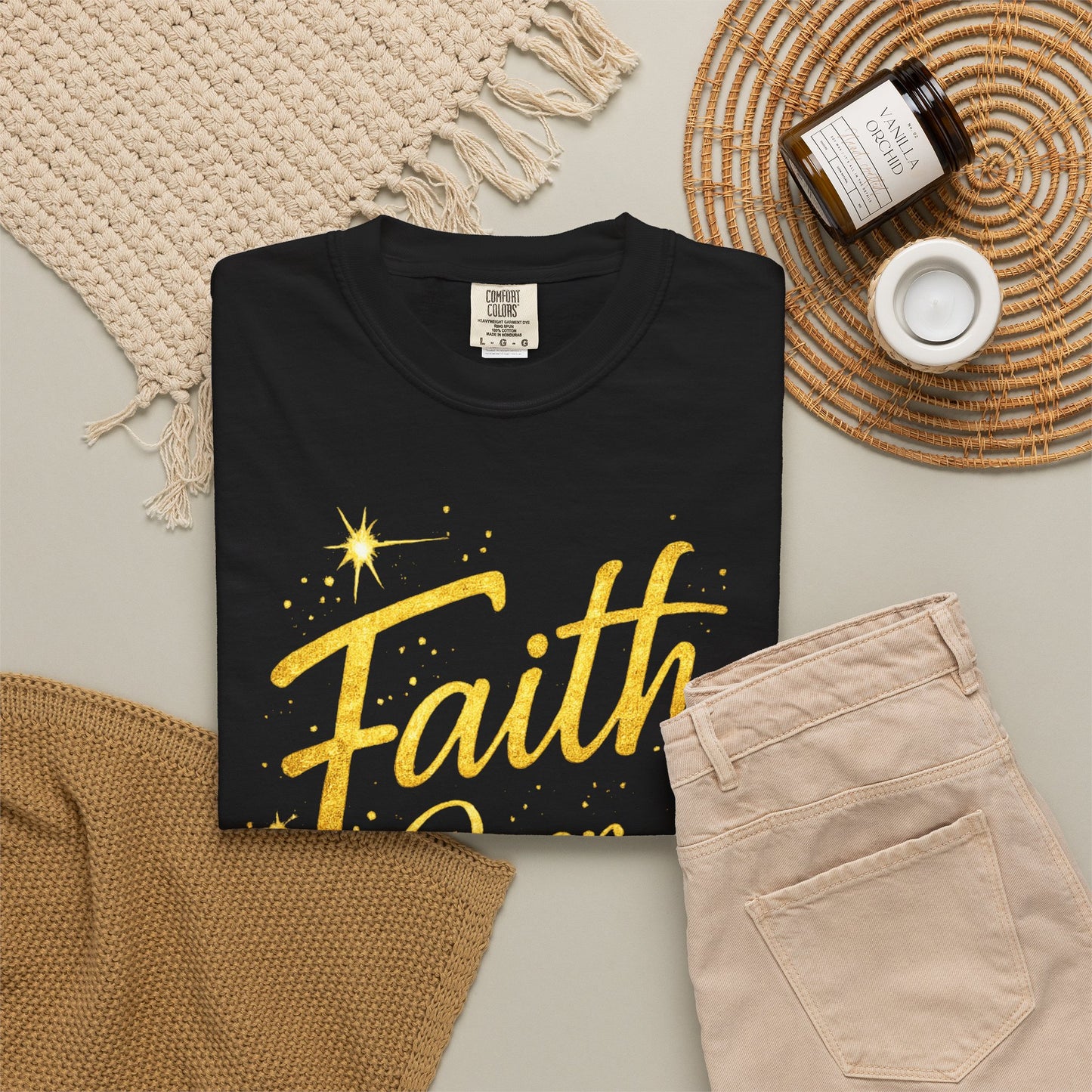 Faith Over Fear T-Shirt — Inspirational Christian Tee