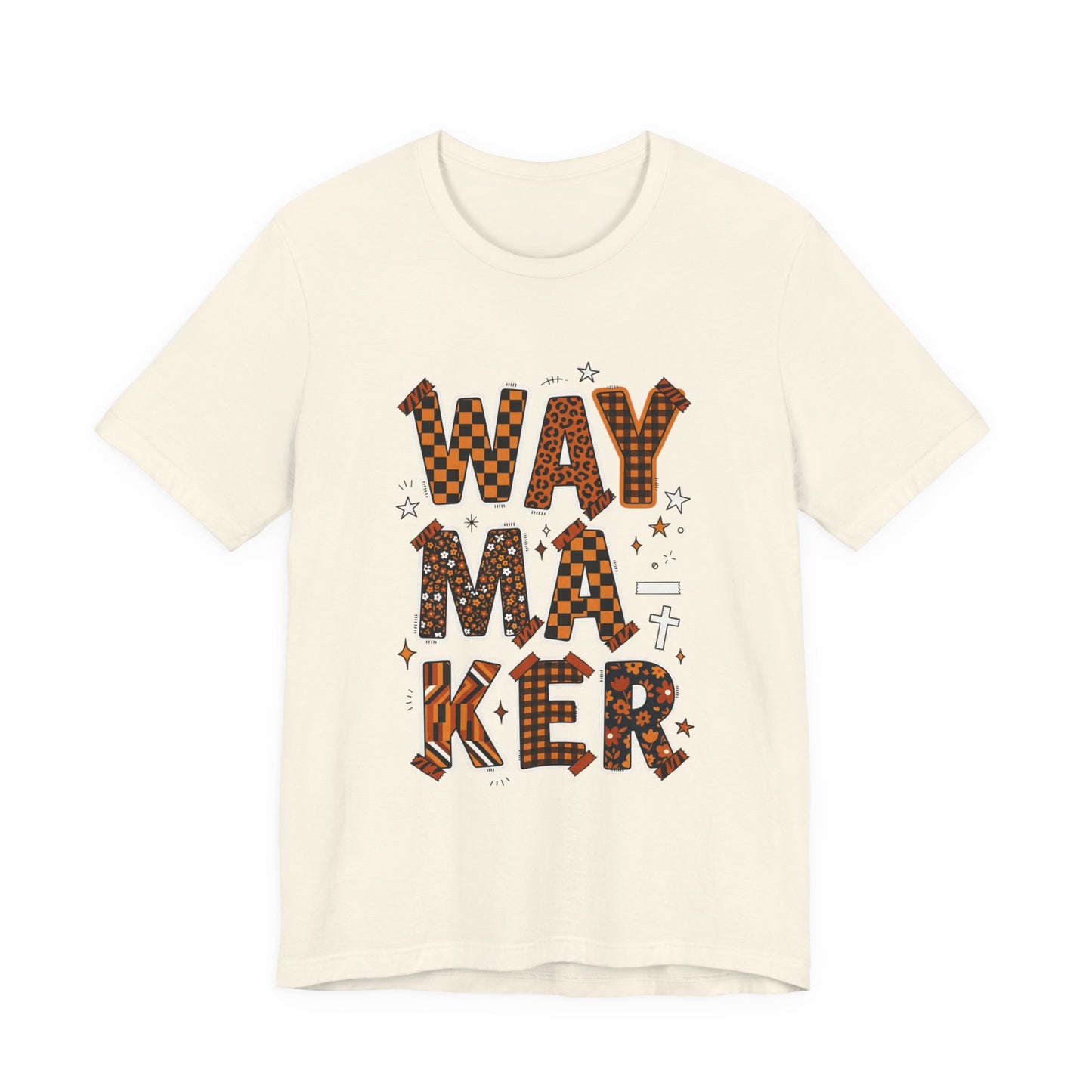 Waymaker Tee | Christian faith shirt, playful mixed-font scripture style