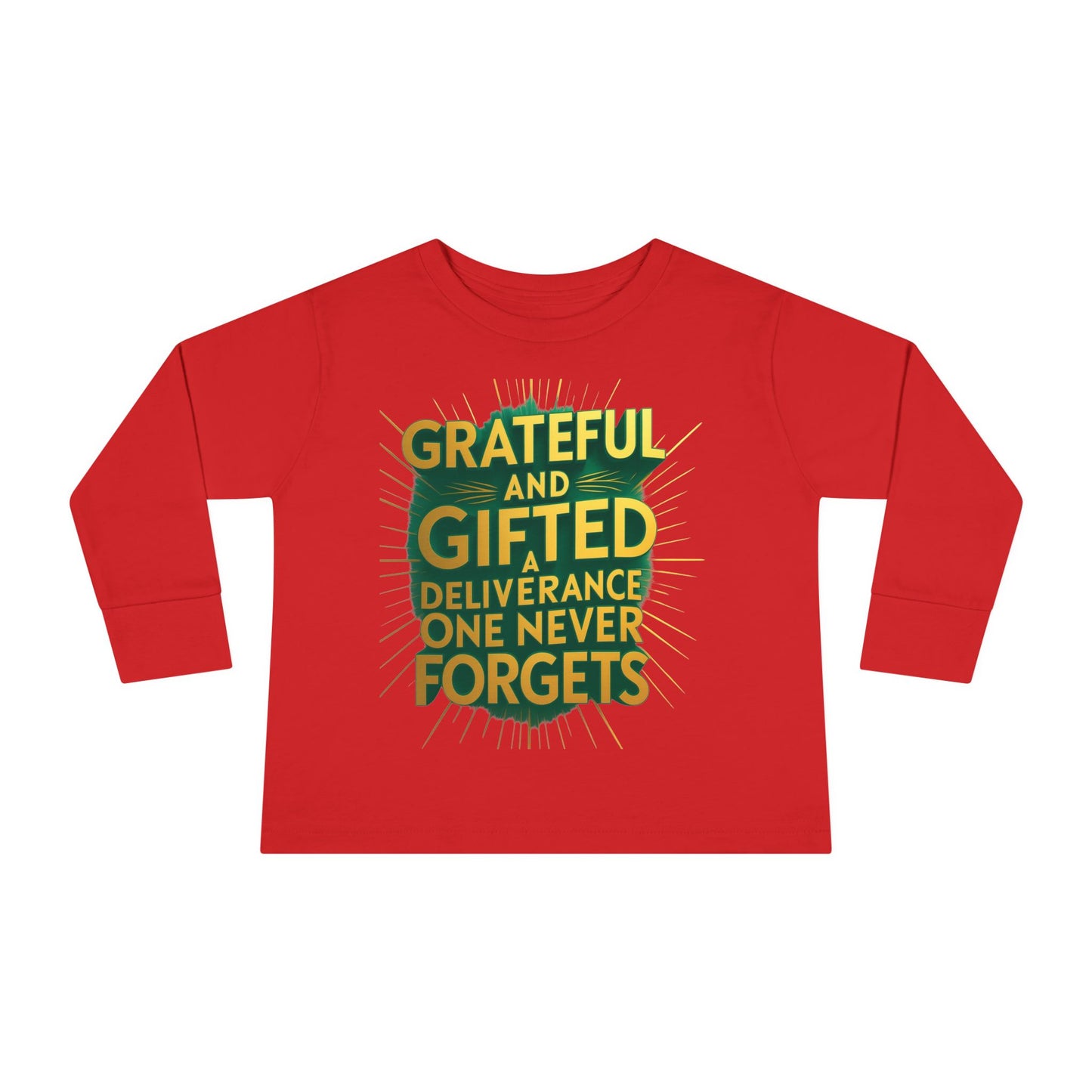 Toddler Long Sleeve Tee with 'Grateful and Gifted' Design, Kids Gift, Fall Fashion, Birthday Outfit, Baby Shower Gift, Inspirational [...]