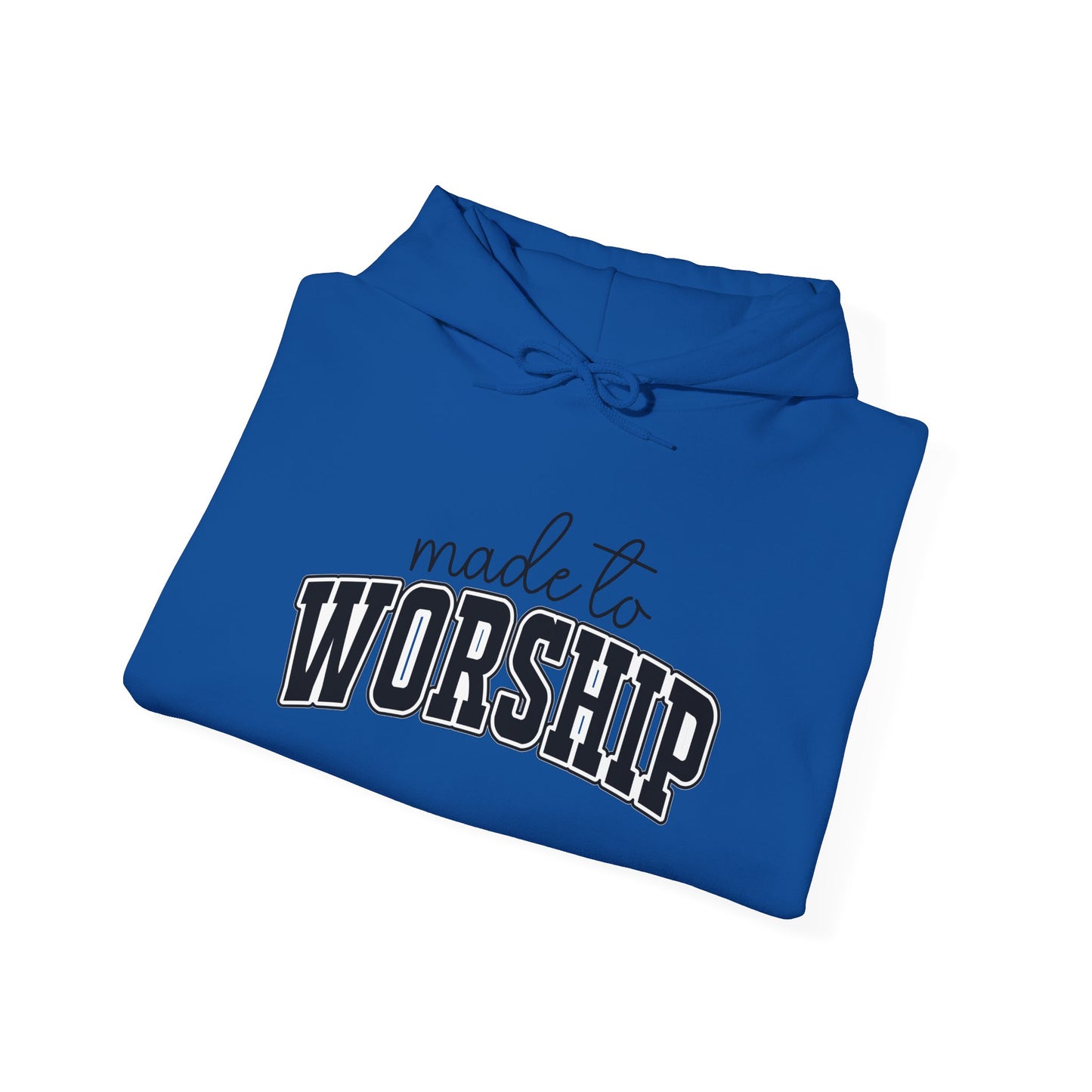 Christian Graphic Hoodie - 'Made to Worship' Pullover