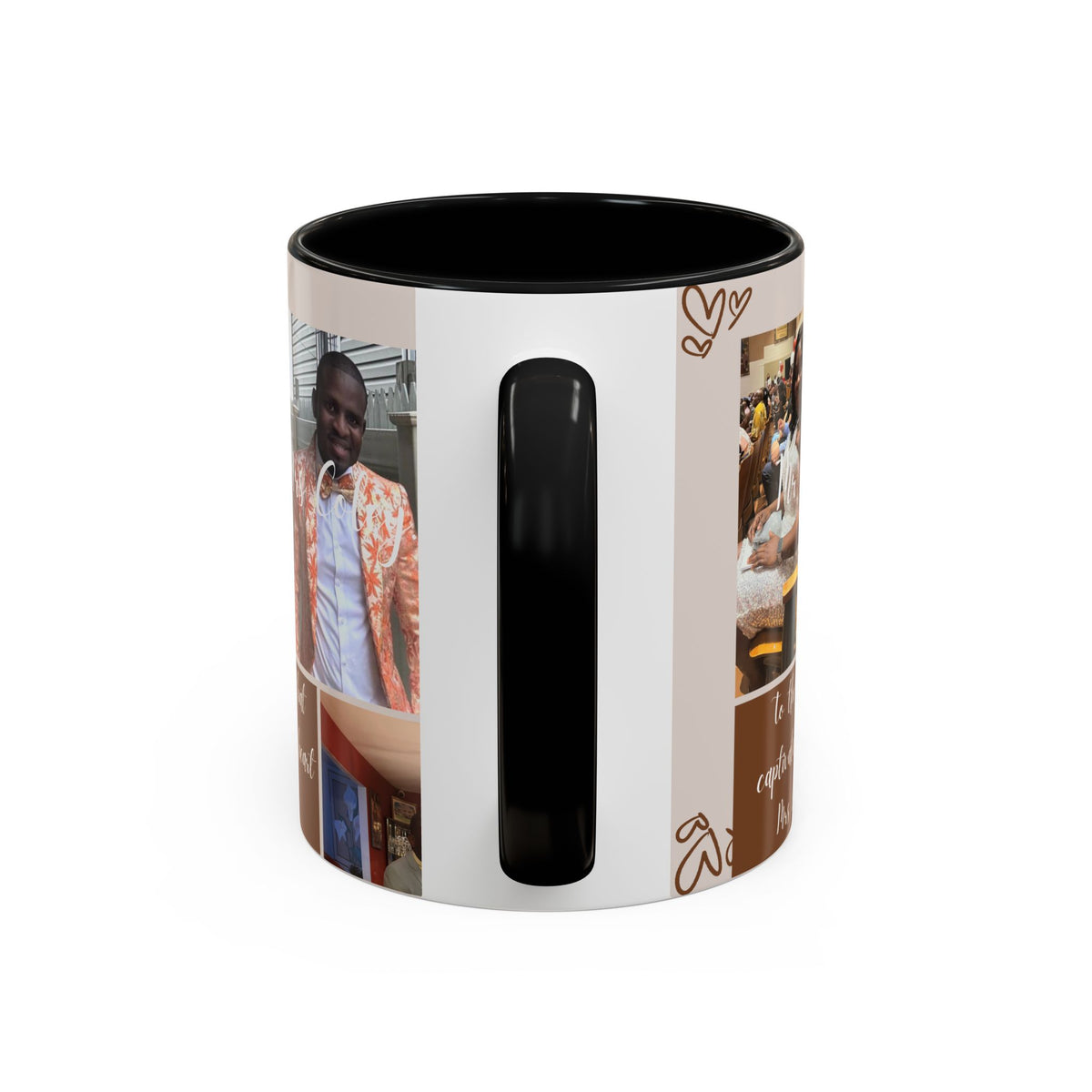 Personalized Photo Collage Coffee Mug – “To the One That Captures My Heart”