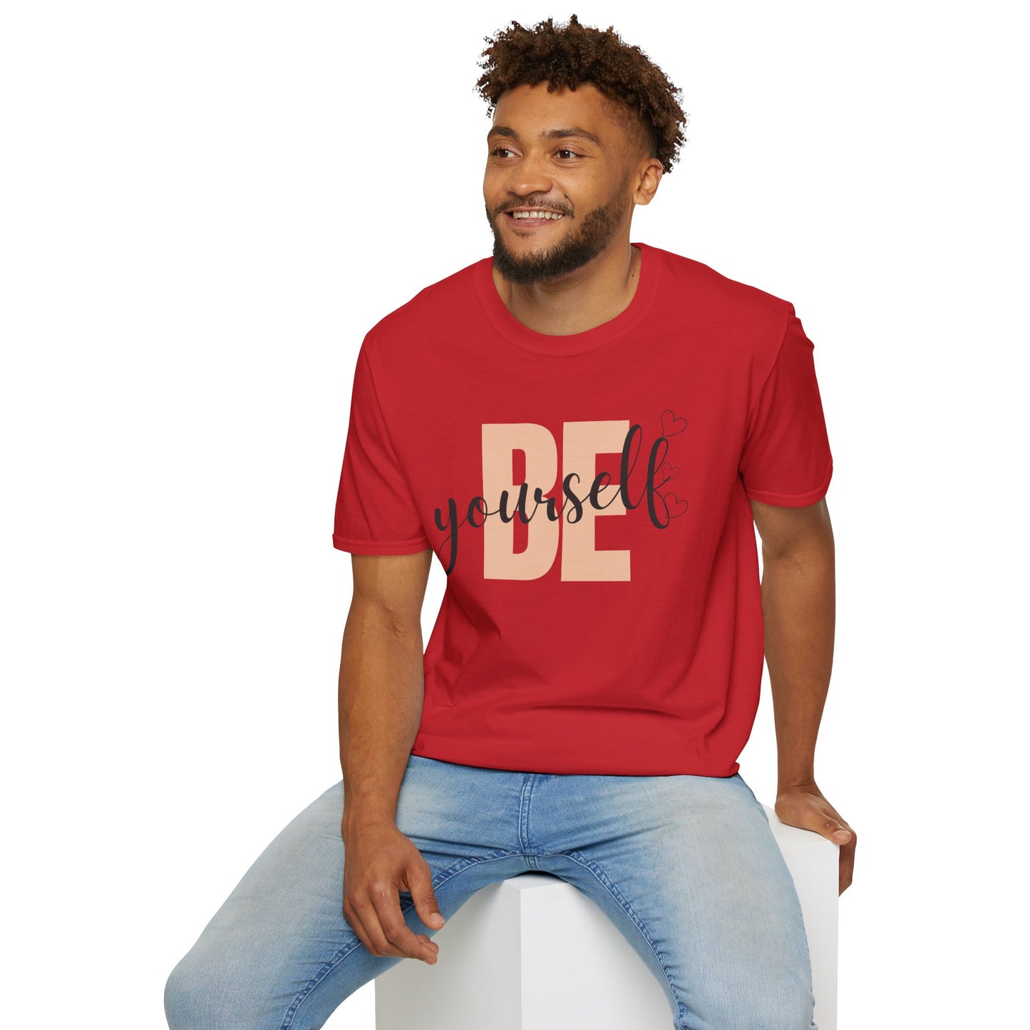 Unisex Softstyle T-Shirt with 'Be Yourself' Design - Affirmation Tee for Casual Wear, Gift for Self-Love, Everyday Comfort, [...]