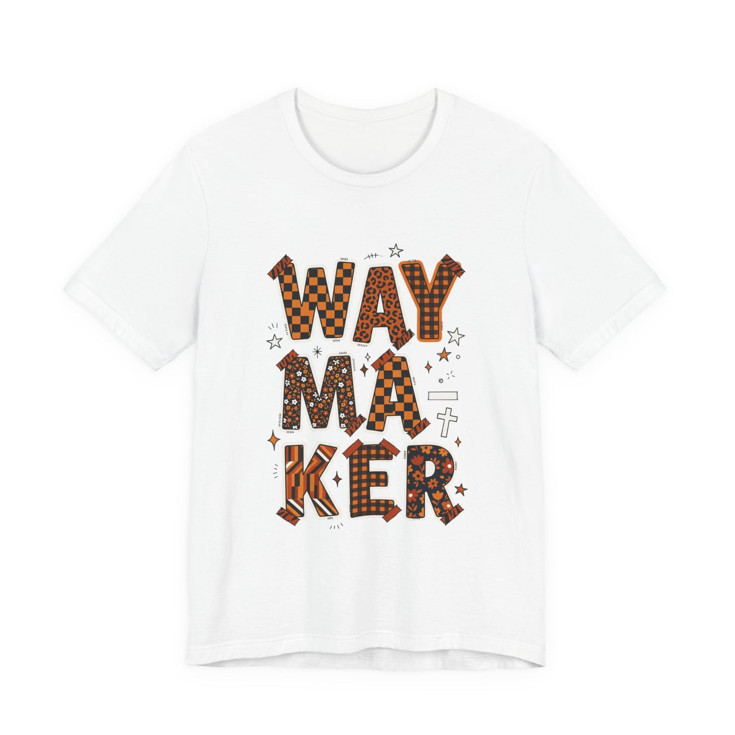 Waymaker Tee | Christian faith shirt, playful mixed-font scripture style