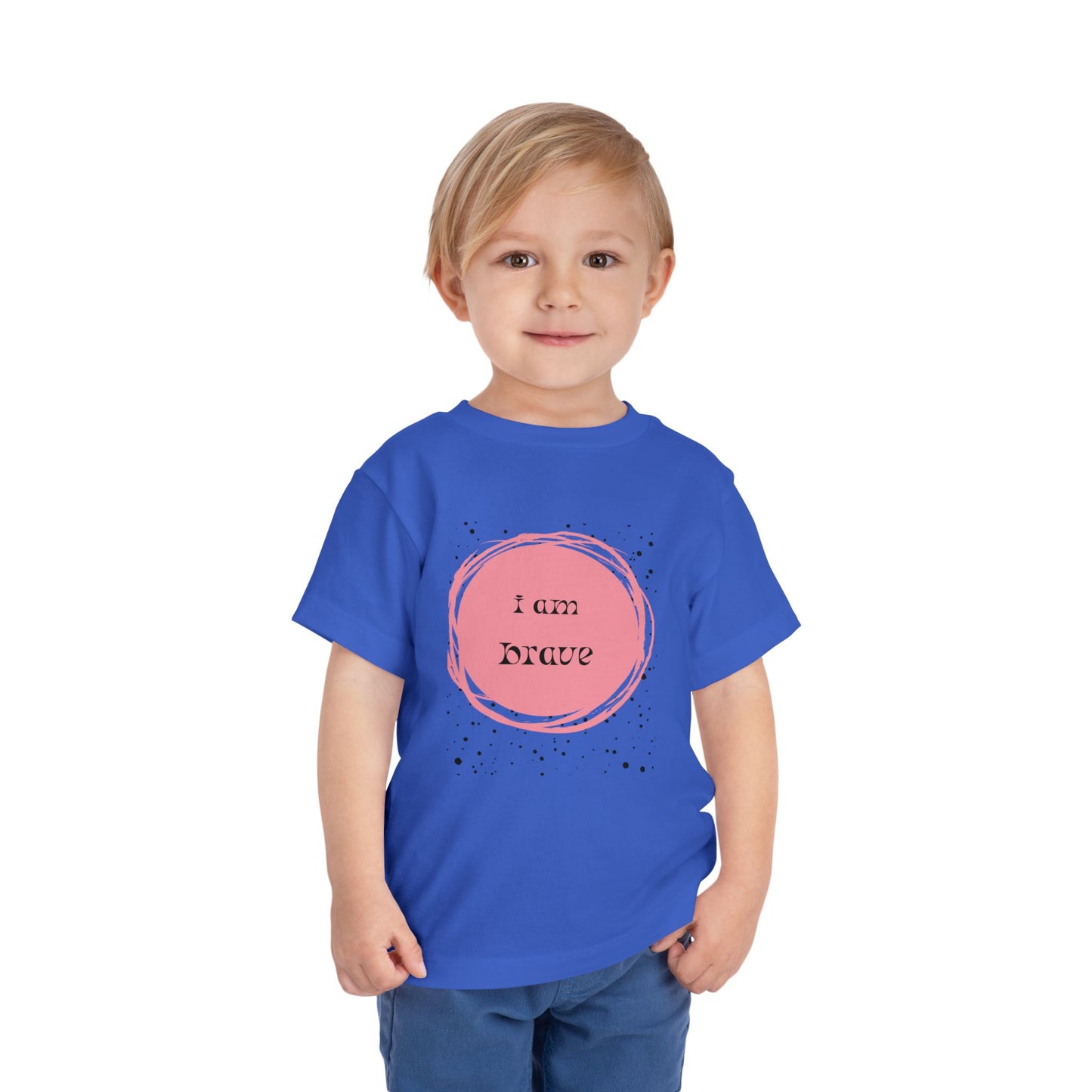 Brave Toddler Tee - I Am Brave Kids T-Shirt