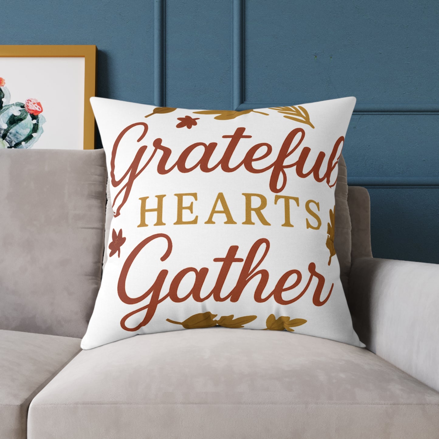 Square Poly Canvas Pillow