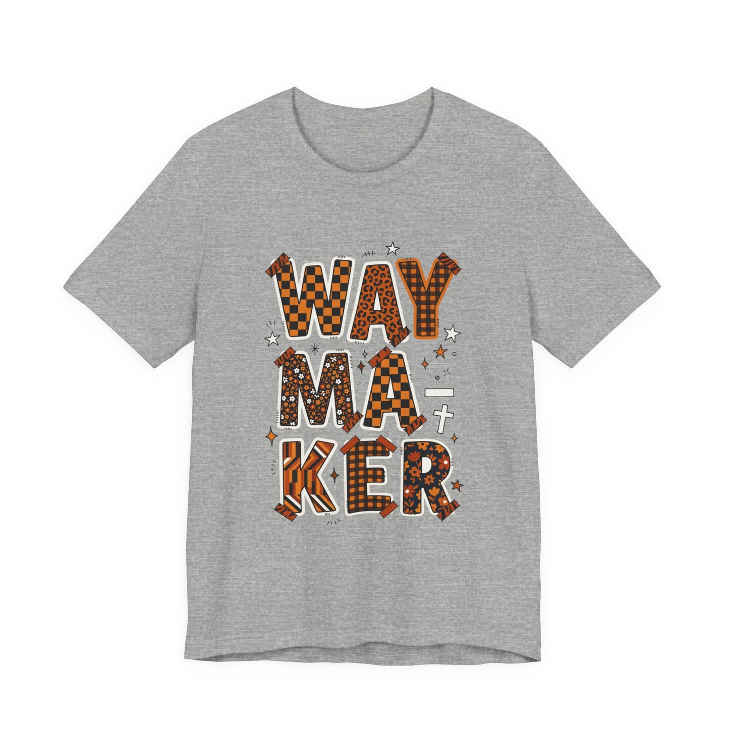 Waymaker Tee | Christian faith shirt, playful mixed-font scripture style