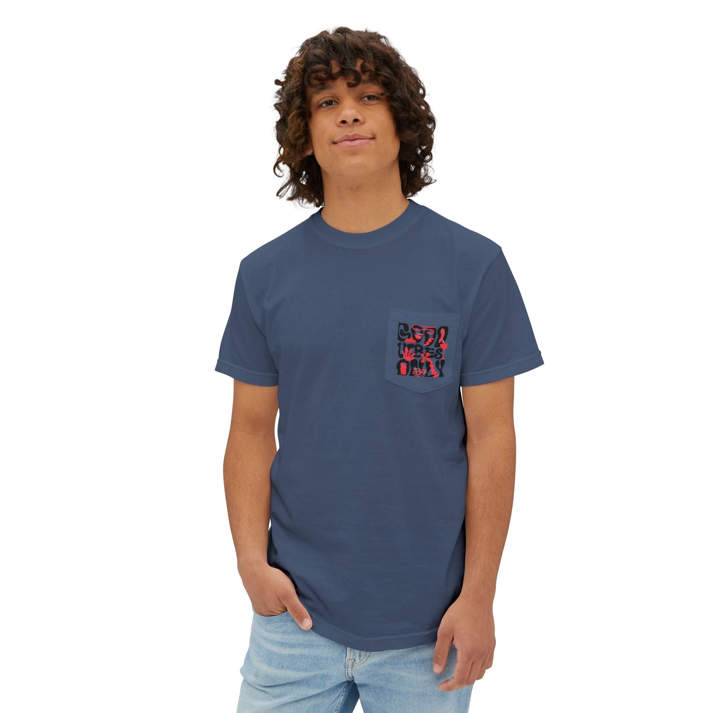 Good Vibes Pocket T-Shirt - Positive Vibes Apparel | ABAFAMILYSTORE