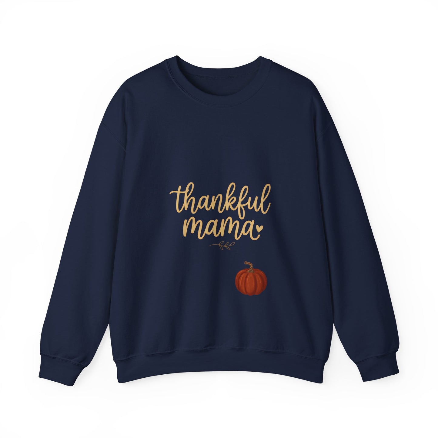 Thankful Mama sweatshirt | Thanksgiving pumpkin, fall foliage casual