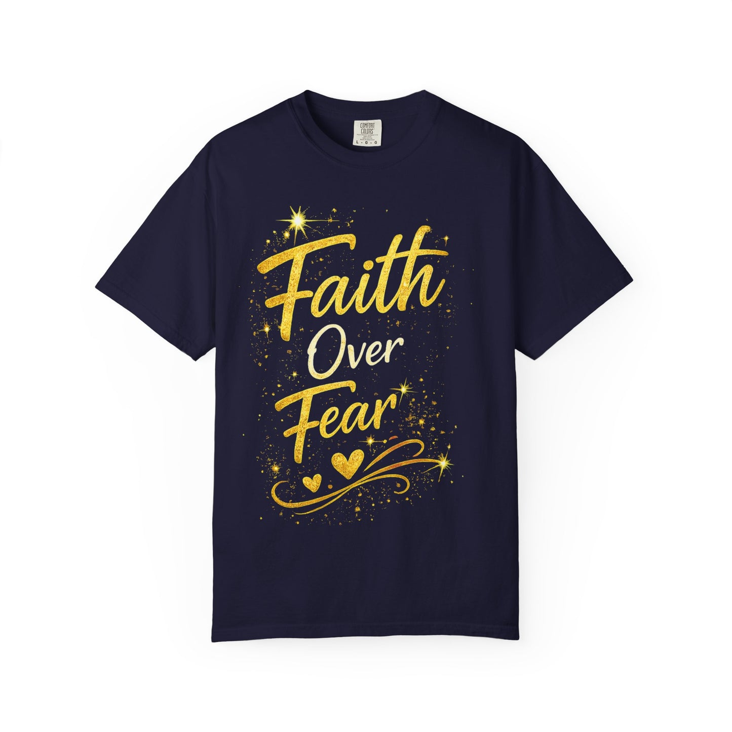 Faith Over Fear T-Shirt — Inspirational Christian Tee