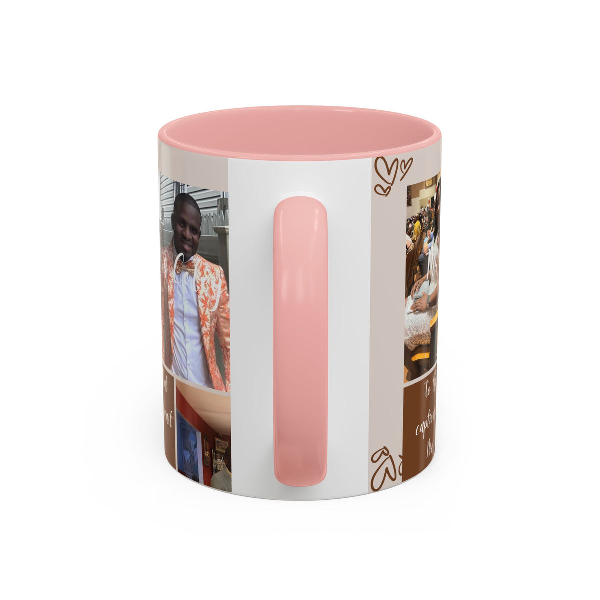 Personalized Photo Collage Coffee Mug – “To the One That Captures My Heart”