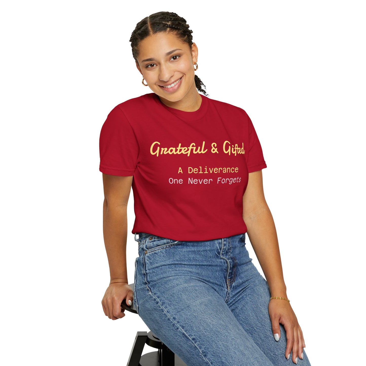 Grateful & Gifted T-Shirt | Perfect for Gratitude Celebrations, Thoughtful Gifts, Everyday Casual Wear, & Unisex Style