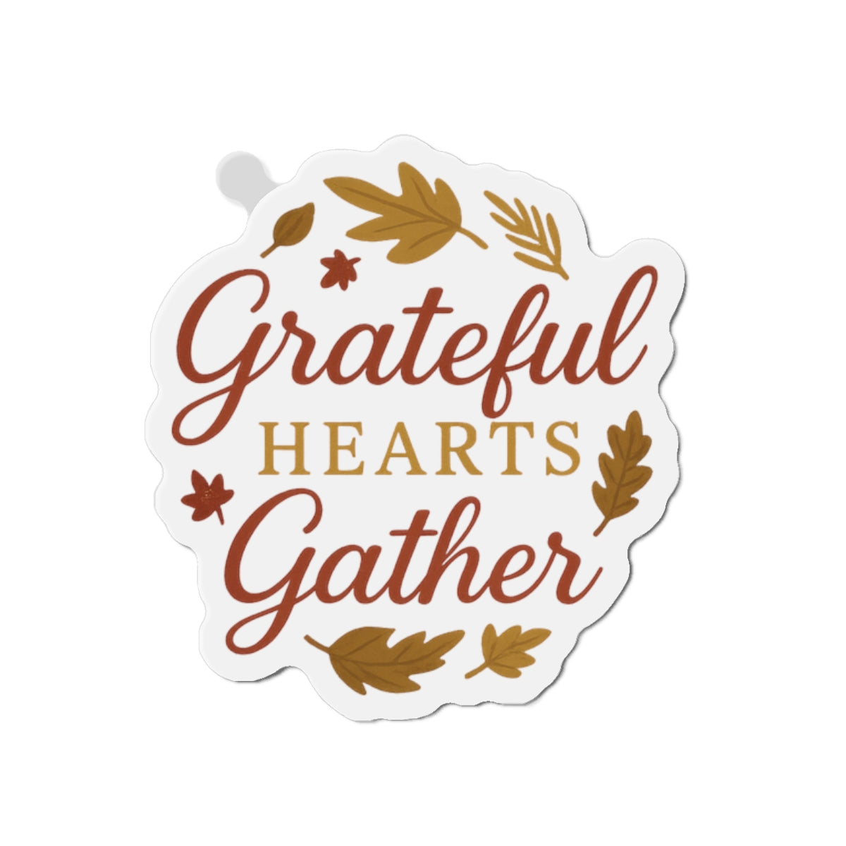 Grateful Hearts Gather Die-Cut Magnets for Fall Decor
