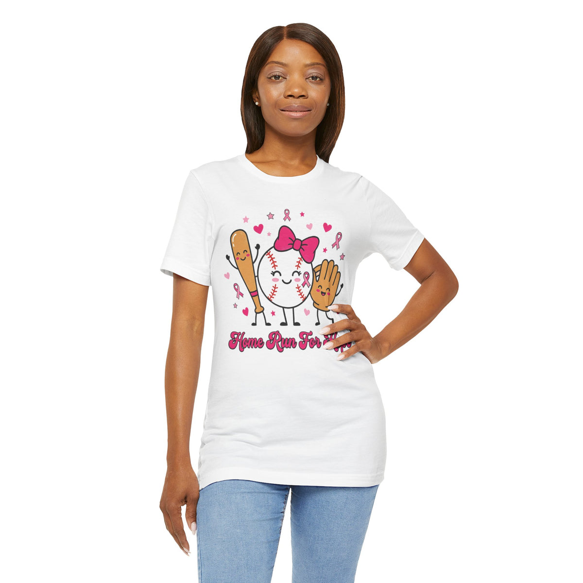 Hope & Strength Ribbon Tee | Breast Cancer Awareness, Pink Ribbon