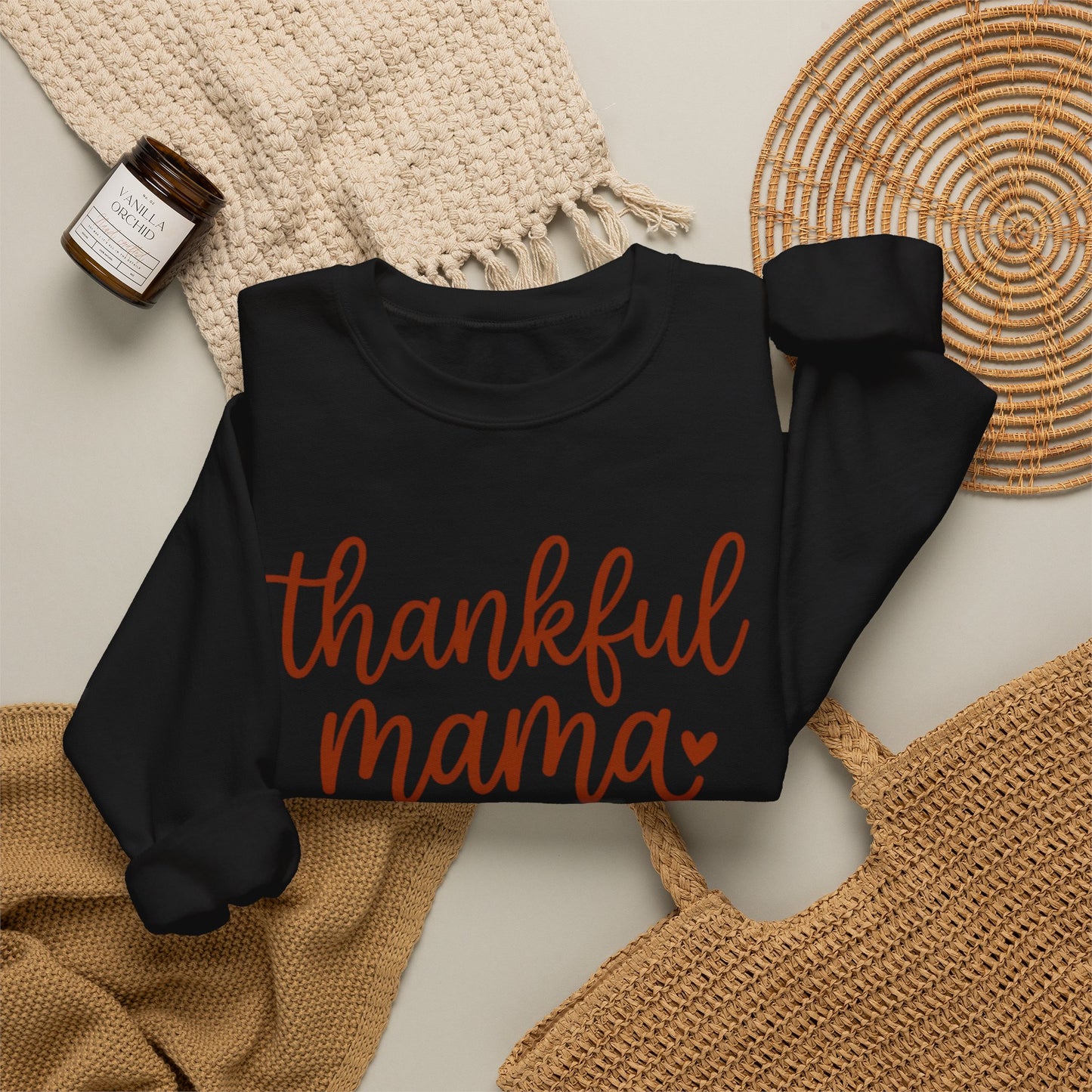 Thankful Mama sweatshirt | Thanksgiving fall pumpkin crewneck