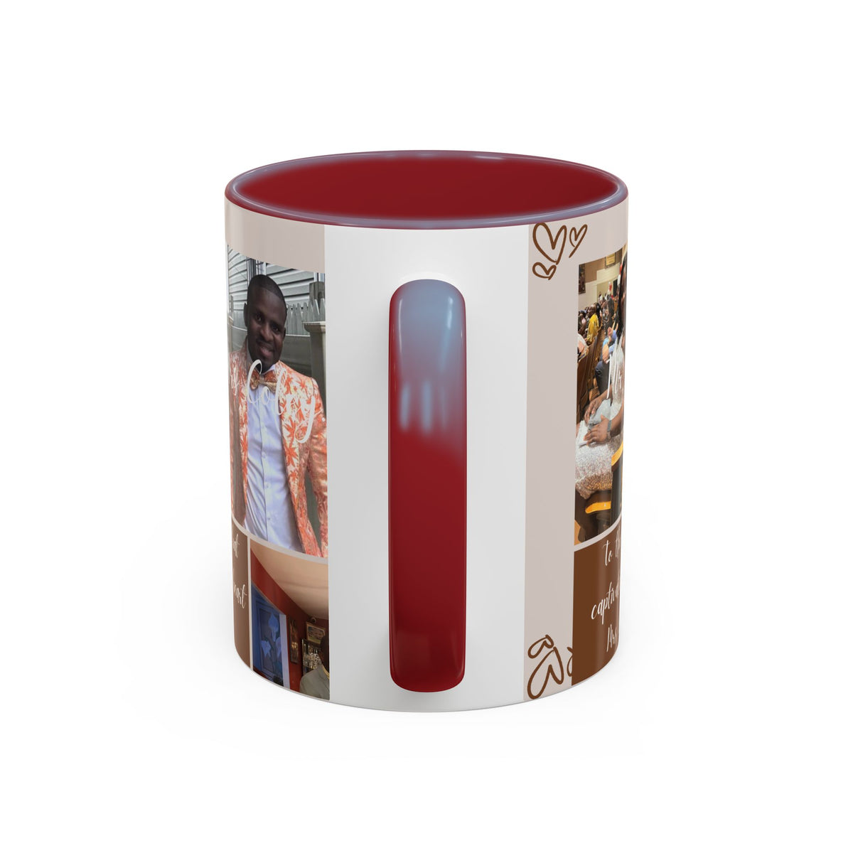 Personalized Photo Collage Coffee Mug – “To the One That Captures My Heart”