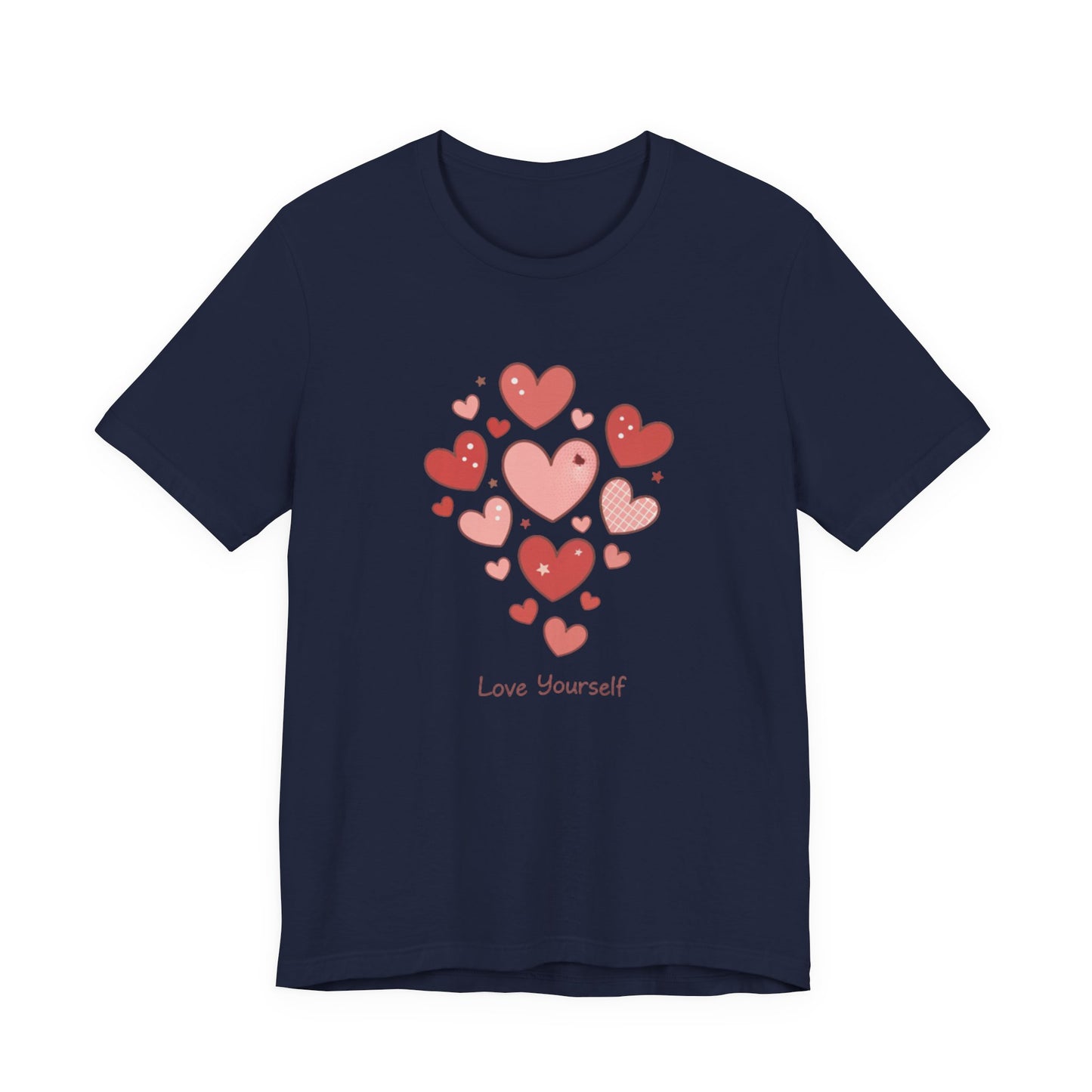 Tiny Heart Cluster Tee | heart pattern shirt, tiny heart design