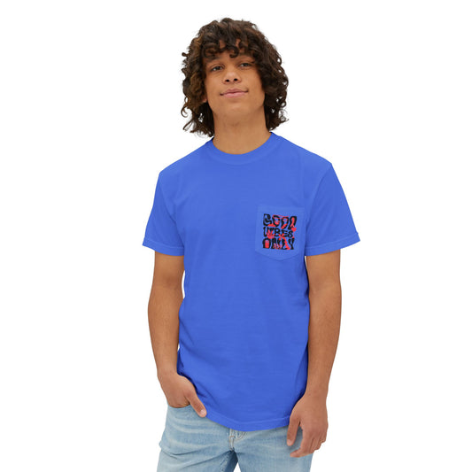 Good Vibes Pocket T-Shirt - Positive Vibes Apparel | ABAFAMILYSTORE