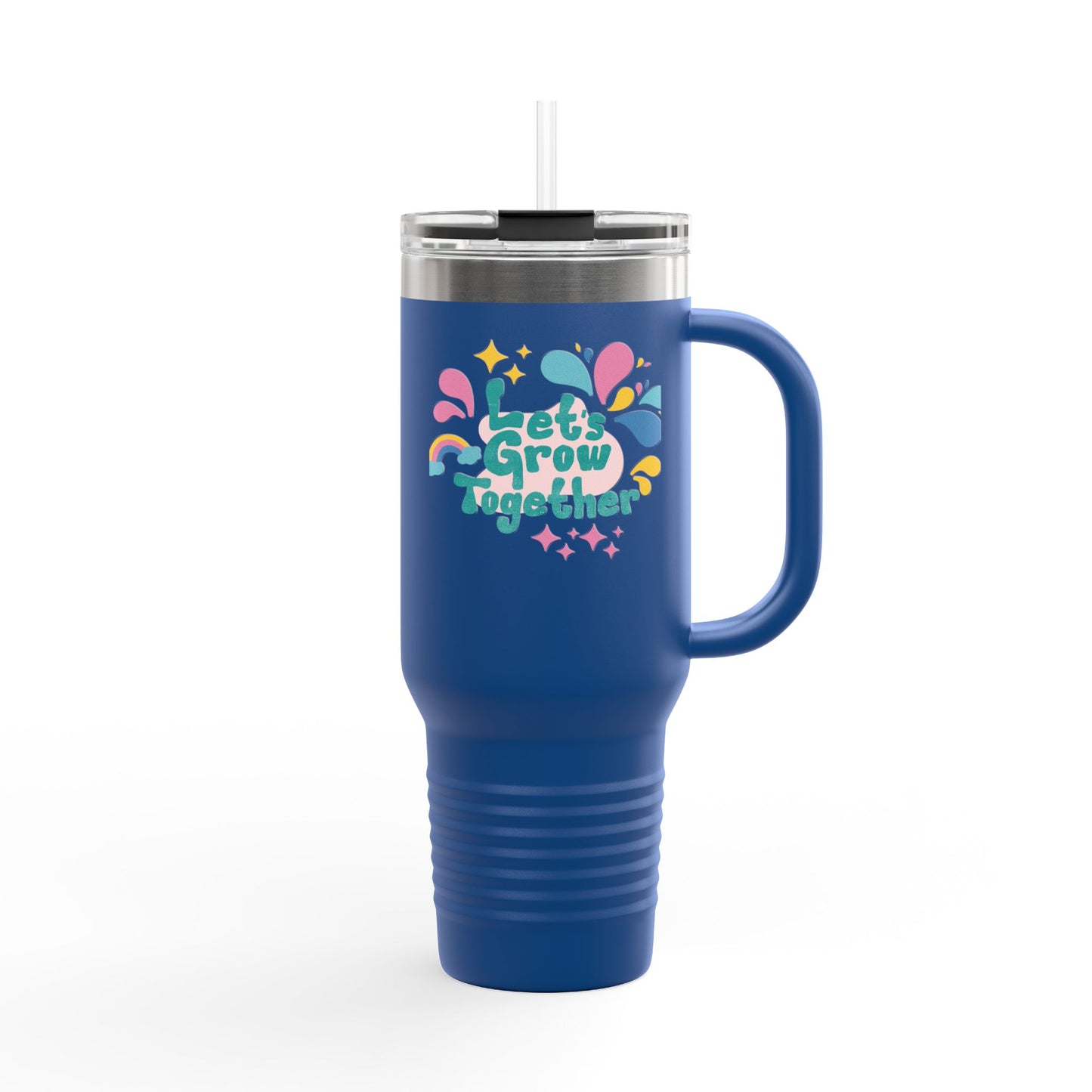 Insulated Travel Mug — "Let's Grow Together" 40oz