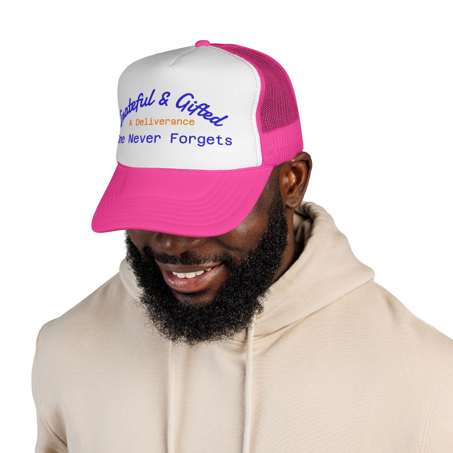 Grateful & Gifted Trucker Cap - Perfect for Gifts and Outdoor Activities
