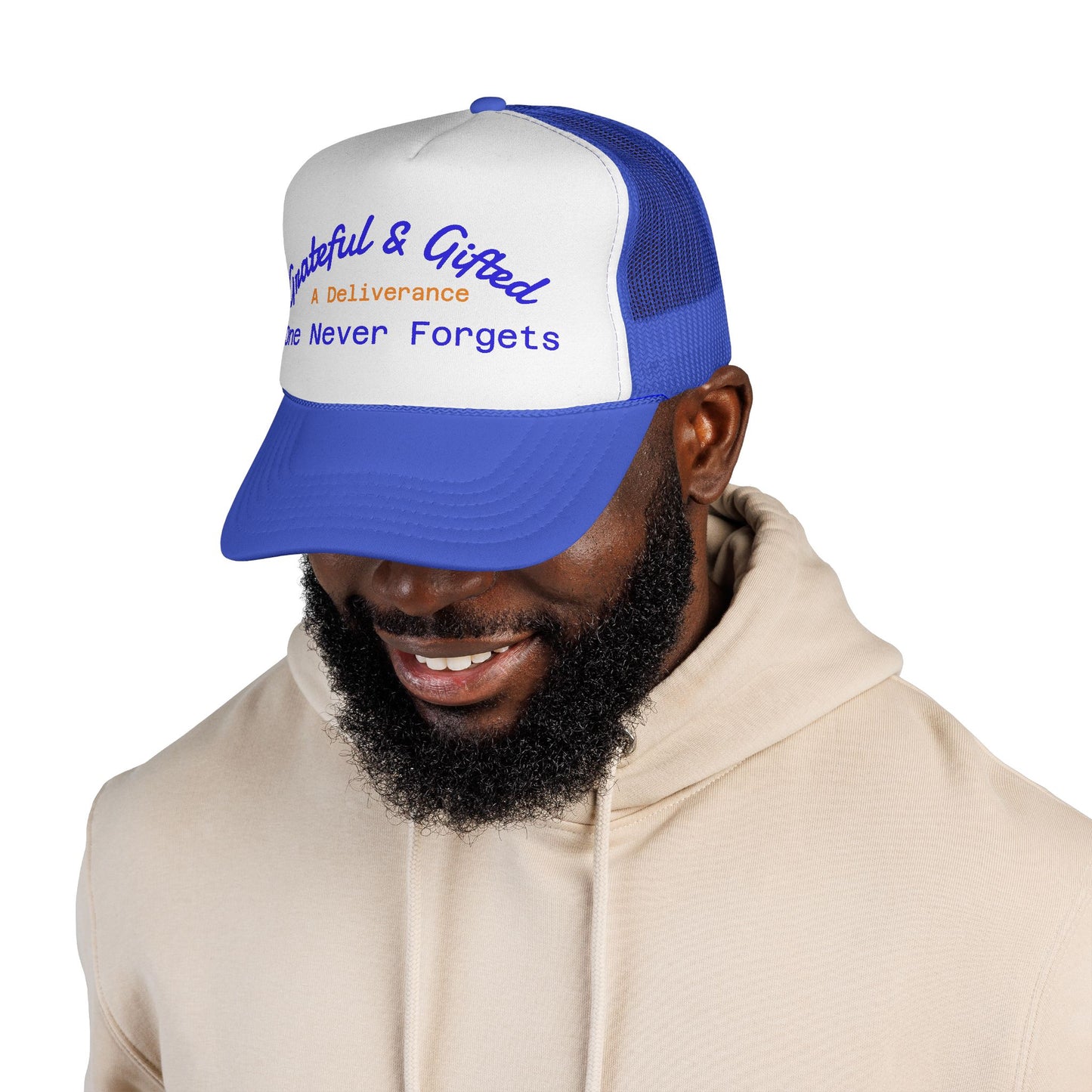 Grateful & Gifted Trucker Cap - Perfect for Gifts and Outdoor Activities