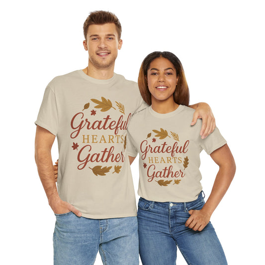Grateful Hearts Gather Tee