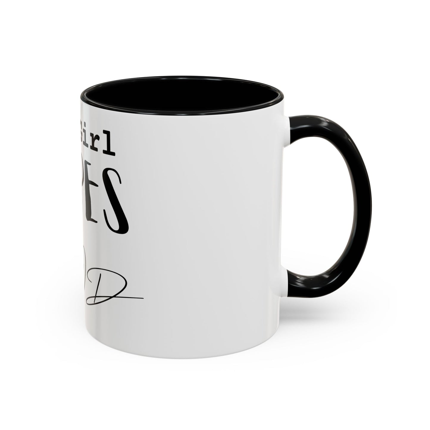 Inspirational Accent Coffee Mug - 'This Girl Hopes in God'